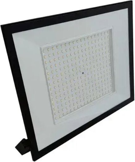 LED-Flutlicht E-Serie IP65 Wasserdicht Schwarz 200W 19200 Lumen 6500K
