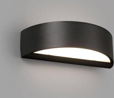 Faro Oval - Außen led Dunkelgrau Up Down Wandleuchte 10W 3000K IP65