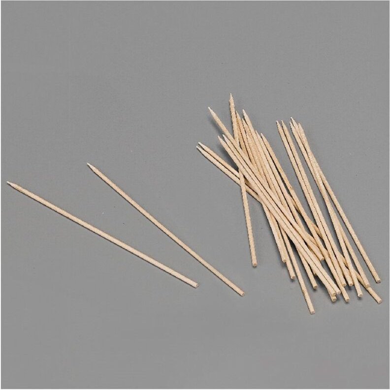 EDM - Blister mit 100 hygienischen Holzspießen von 150 x 2 mm