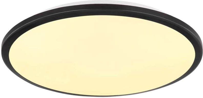 Deckenleuchte Wohnzimmerleuchte Deckenlampe Küchenleuchte schwarz led d 35 cm