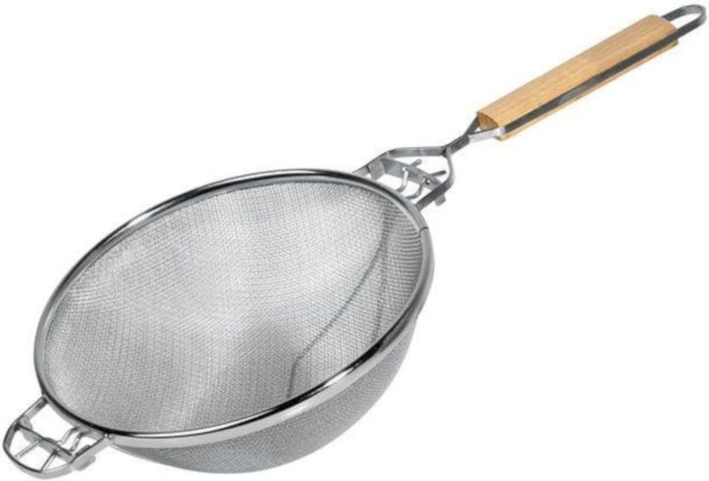 Professionelles Sieb mit Doppelsieb, Stahl, Durchmesser 310 mm - Hendi 639016