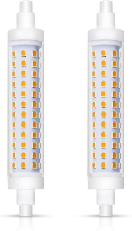 Thumbnail - R7S LED-Lampe, 118 mm, 15 W, Warmweiß 3000 K, 1540 lm, entspricht J118 R7S Halogen-Bleistiftlampe 100 W – 120 W, AC 220 ...