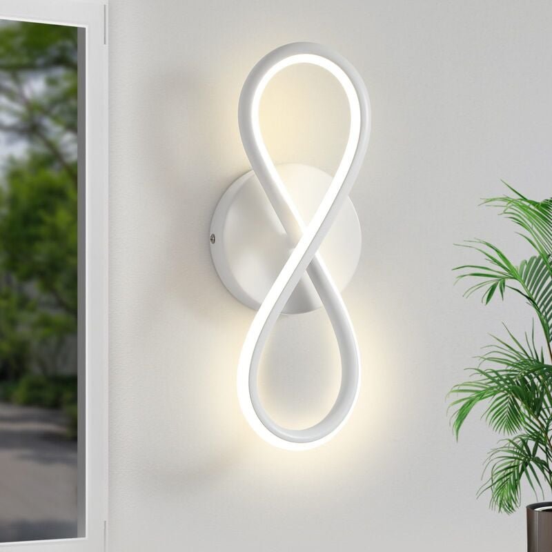 Wandleuchte Innen led Wandlampe Modern: Wand Lampe für Treppenhaus Schlafzimmer Wohnzimmer Korridor Kühles Design 7W Kur...