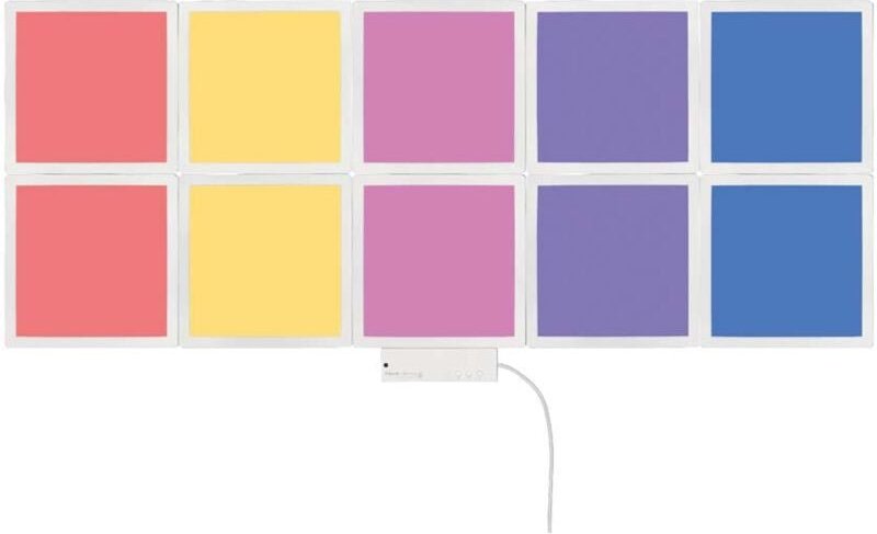 Thumbnail - Wandleuchte Wandpanel Dekoleuchte rgb led dimmbar Gaming Fernbedienung 10er Set
