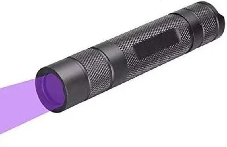 365 nm UV-Taschenlampe, wiederaufladbares professionelles UV-Schwarzlicht zum Aushärten von UV-Kleber, Skorpionen, Fotog...