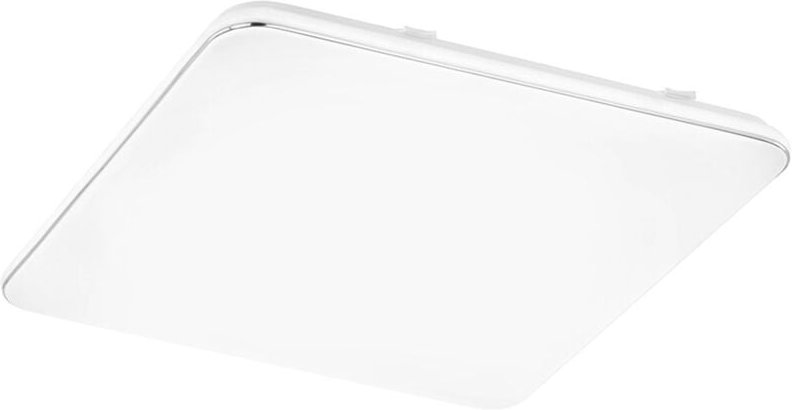 Fischer&honsel - Deckenlampe Büro Deckenleuchte weiß led 3 Stufen Dimmer quadratisch Wohnzimmerleuchte, Metall, 1x led 4...
