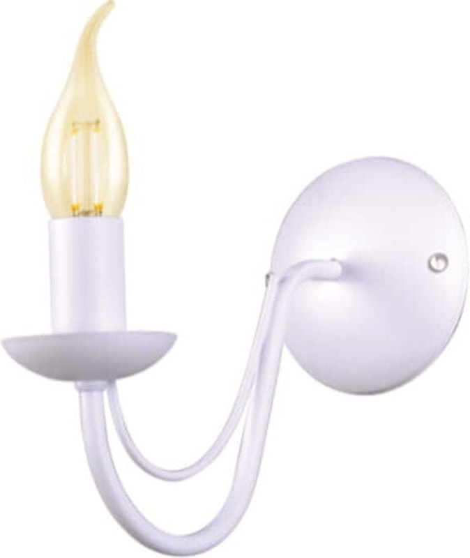 Klassische weiße LED-Wandleuchte Kaja BARTEZ II K-3998