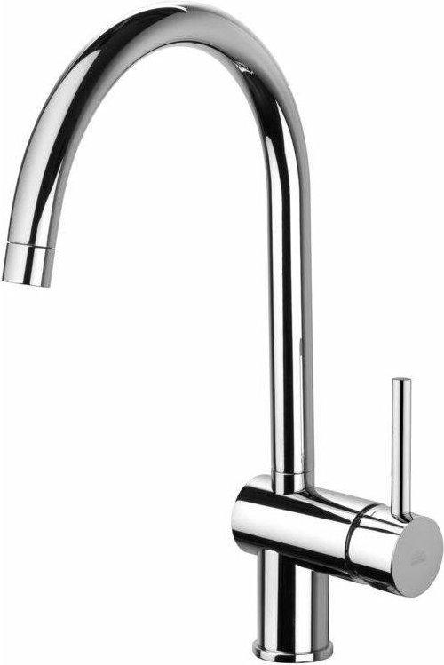 Spültischmischer mit rundem Schwenkauslauf Paffoni Light LIG280CR Chrom