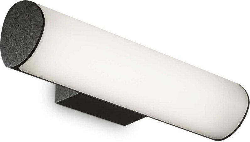 Ideal Lux ETERE Integrierte LED-Badezimmer-Überspiegelleuchte, Schwarz, 1150 lm, 3000 K, IP44