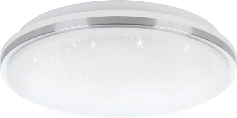 Led Deckenlampe Marunella-S, ø 34 cm, Kristall Deckenleuchte, Küchenlampe Decke aus Stahl, Aluminium und Kunststoff, Lam...