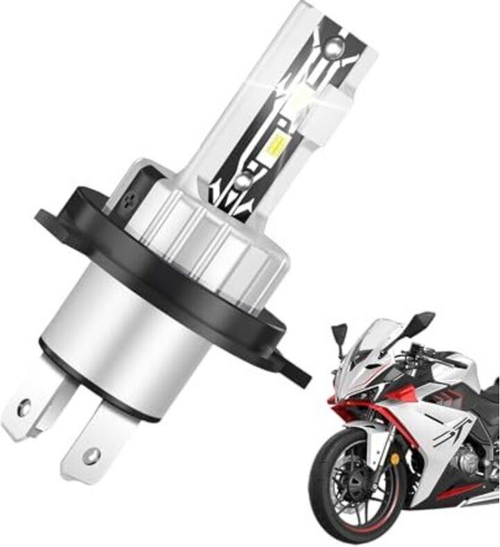 H4-LED-Lampe, 30.000 lm, 6500 K kaltweißes Licht, 500 % Helligkeit, H4-LED-Scheinwerferlampe für Abblend-/Fernlicht/Nebe...