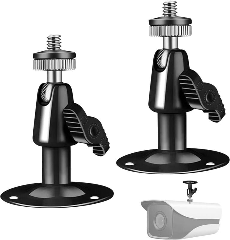 Sollbry - Wandhalterung für Außenkameras, 360° verstellbare Wandhalterung für Innen- und Außenüberwachungskameras, verst...