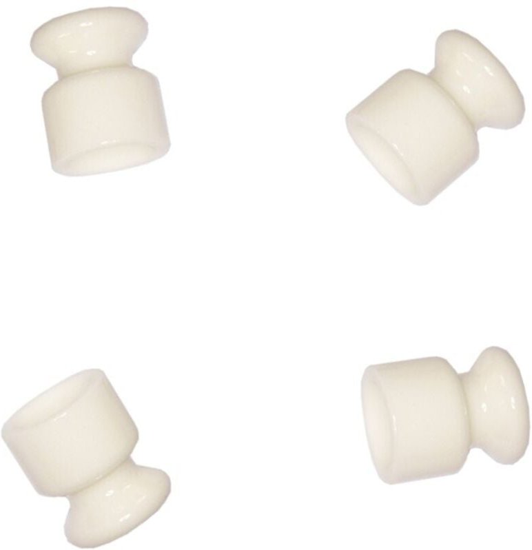 EDM-Isolator für weißes geflochtenes Kabel (4 Einheiten)