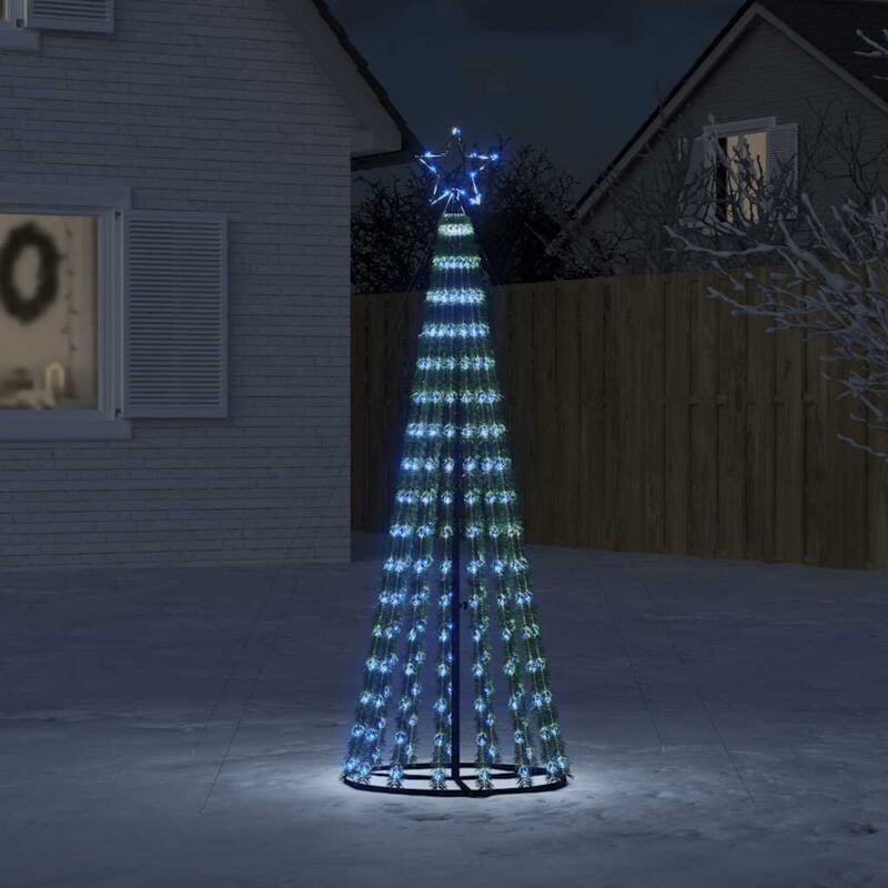 Led Weihnachtsbaum 275 LEDs Blau 180 cm Vidaxl