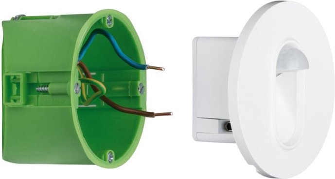 Paulmann - 92925 LED-Einbauleuchte mit Bewegungsmelder led led fest eingebaut 2.7 w Weiß (glänzend)