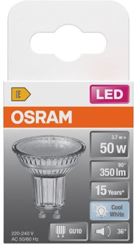 Spot Par16 LED 4,3 W Gu10 Kalt, Packung à 1 - Ledvance GP