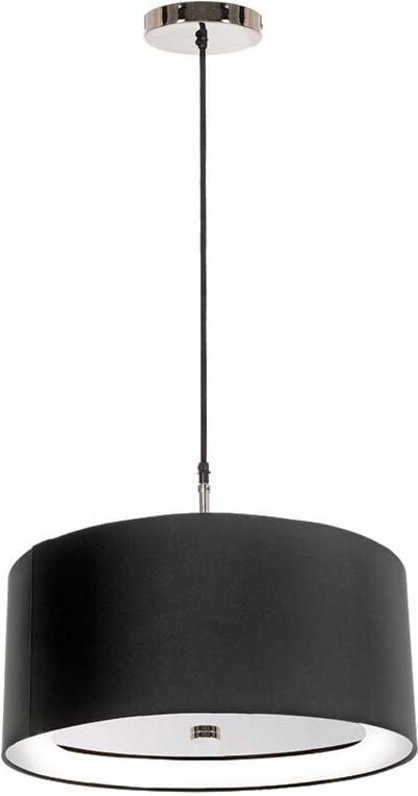 Hängeleuchte Pendellampe Deckenleuchte Schwarz d 46 cm 3 Flammig Esszimmerlampe