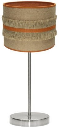 Tischleuchte natalia 1xe14 nickel/silber-orange 43x17x17 cm