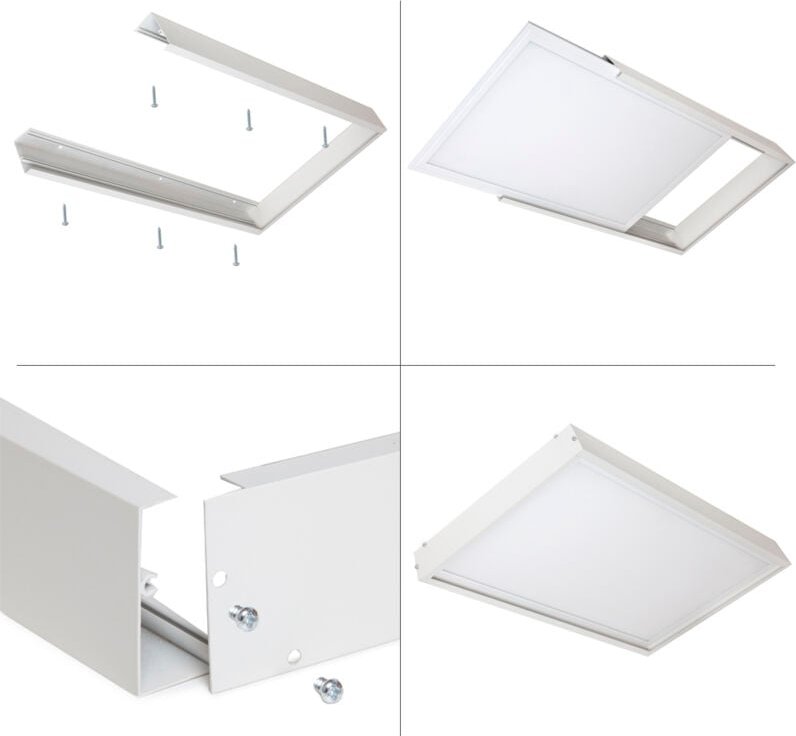 Einbaurahmen Oberflächenmontage led -Tafel 60X30Cm