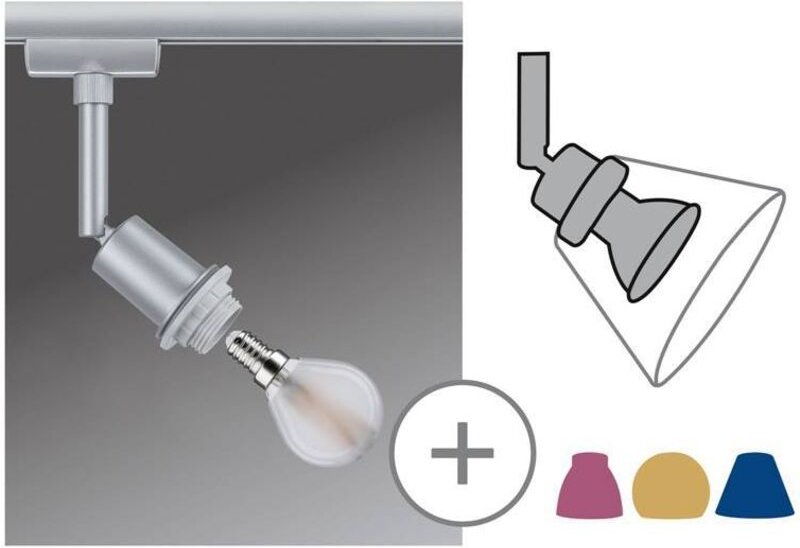 Urail Decosystems Spot Max1x20w Matt 230v E14 Bc Chrom Matt M Tal Max. 1x20w E14 Ohne Leuchtmittel 969,68 Paulmann 96968