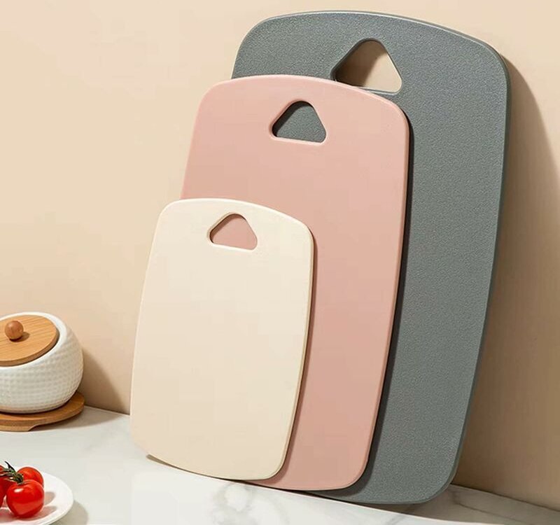 Set mit 3 Küchenschneidebrettern, Kunststoffschneidebretter