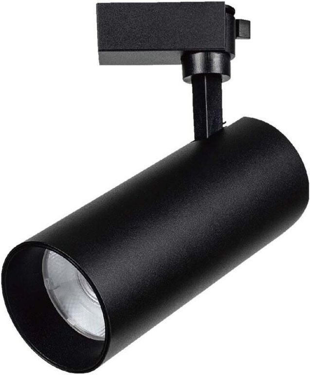 V-TAC 35W Samsung Chip LED-Schienenleuchte, Schwarz, Naturweiß