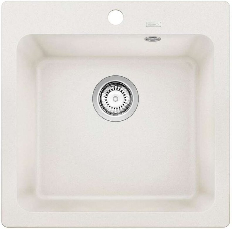 Naya 5 - Silgranitspüle, 52x51 cm, weiß 526582 - Blanco