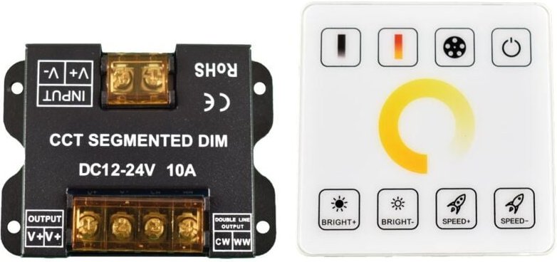 CCT Controller White Dual für LED-Streifen mit Touch-Panel RF –