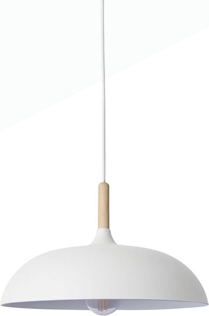 Runde Holz-Pendelleuchte "MELA" Modern E27