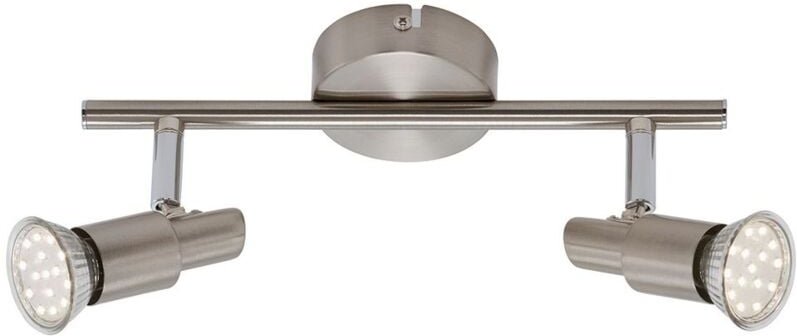 Briloner - led Deckenleuchte Spotleuchte dreh-& schwenkbar 2xGU10 6W Matt-Nickel