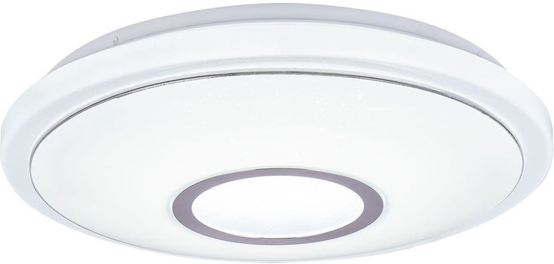 Etc-shop - led Decken Leuchte Sternen Effekt Ess Zimmer Lampe cct Chrom Ring Strahler