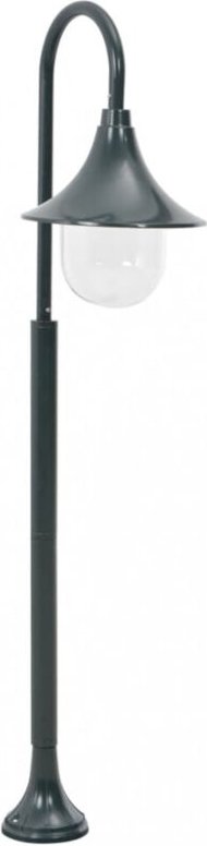 Garten-Pollerleuchte E27 120 cm Aluminium Dunkelgrün Vidaxl