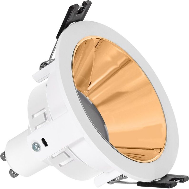Downlight Einbaustrahler Konisch GU10 6W Schnitt Ø 75mm PC Verzinkt No Flicker 3000K Bronze Warmweiß