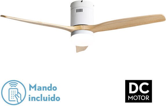 Lüfter 20w dc aguilon blanco 3aspas haya 6 vel ocidades c/remoto tempor. reg. int. 30,5x132x132cm