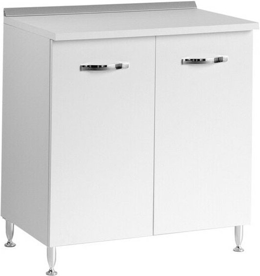 Argonauta - Basis für Küche Esche weiß 2 Türen Cm 80x50xH 85