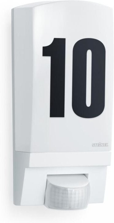 Außenleuchte l 1 s Weiß mit Sensor schwenkbar 10 m Außenleuchte mit Bewegungsmelder - Steinel