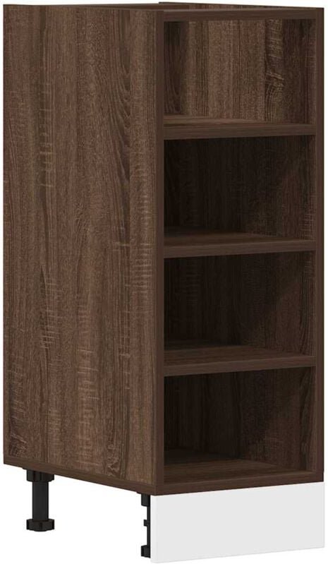 Unterschrank Riga Braun Eichen-Optik 30x44,5x81,5 cm Holzwerkstoff Vidaxl