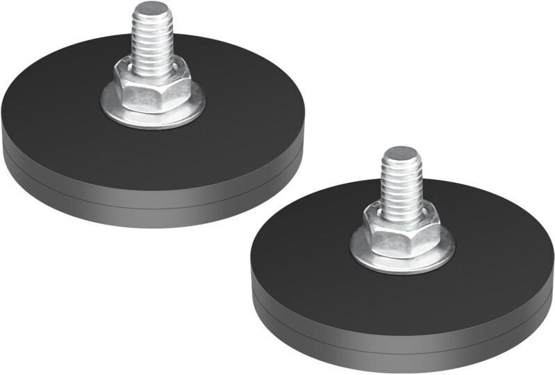 Stück magnetische Montagehalterung mit M6 5-mm-Schrauben, universell für LED-Lichtleisten, LED-Arbeitsscheinwerfer, PKW,...