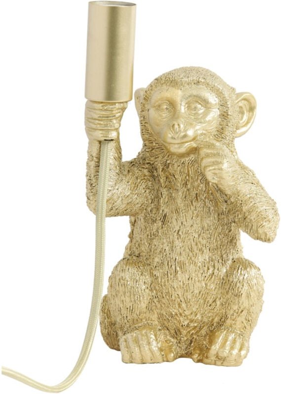 Tischlampe - Monkey - gold - kunststoff - - Light&living