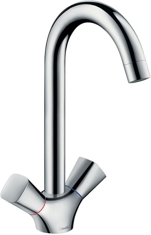 Logis M31 2-Griff Küchenmischer 220mm 1jet, Chrom - Hansgrohe