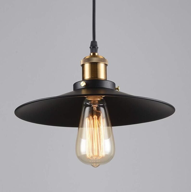 Ersandy - Eleganter Retro-Edison-Kronleuchter, industrielle Hängelampe, Deckenleuchte, Retro-Innen-Kronleuchter für Deko...