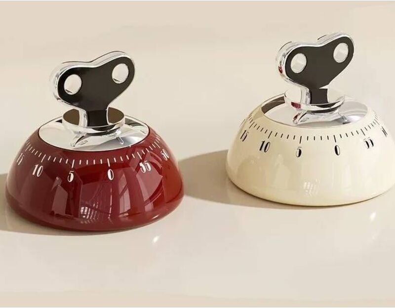 2 Küchentimer mit magnetischer Befestigung - Küchentimer - Lustiger und innovativer 60-Minuten-Countdown-Timer mit akust...