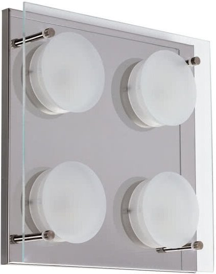 Fabrilamp - Deckenleuchte 4x6w 4000k antioquia chrom 1600lm (22x22x5,5)