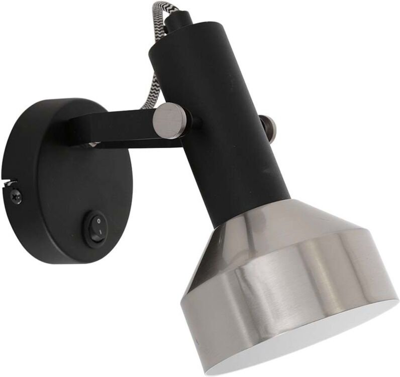 Thumbnail - Steinhauer - Mexlite - spot - Acier - schwarz - metall - aufbauleuchte - E27 -