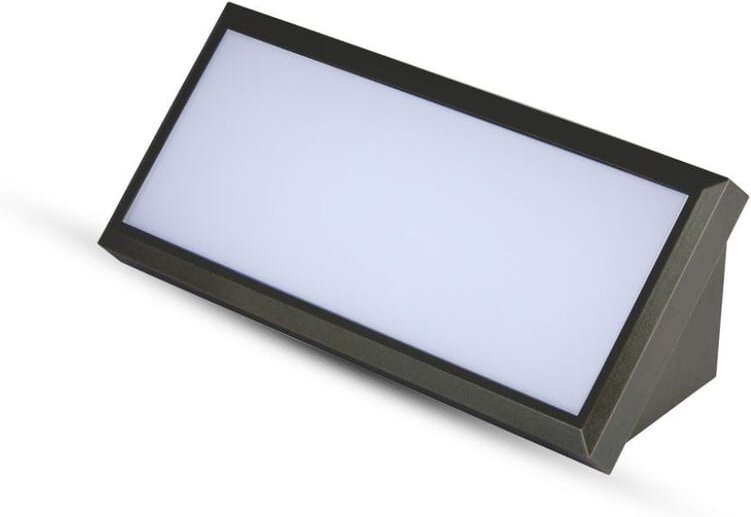LED-Eck-Wandleuchte 12W Farbe Schwarz 3000K IP65 - V-tac