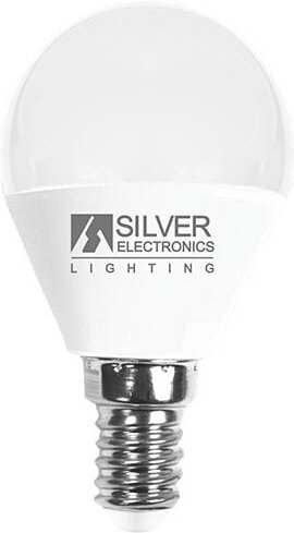 Silver Electronics - Sphärische LED-Glühbirne E14 5W Warmes Licht 3000K