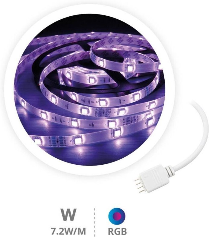 Rolle 5M LED-Streifen 7,2W/M rgb 24V