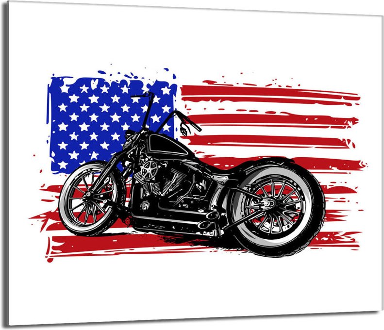 Glasschutzplatte für den Herd 60x52 Motorrad