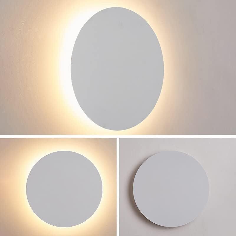 Applique murale led ronde interrupteur tactile moderne salon chambre décoration applique murale blanche 18cm lumière tri...