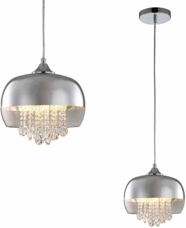 Kristall-Hängelampe 1x40W E14 LUNA ML3802 Milagro